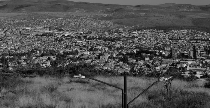 The east side of latin American city of Morelia