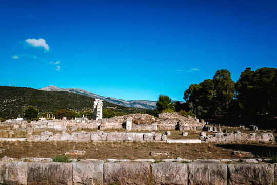 Site d'Epidaure en Gr&egrave;ce, class&eacute; &agrave; l'Unesco