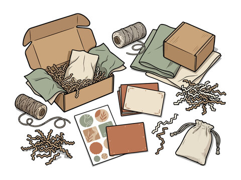 Small Business Handmade Shipping and Packaging Supplies Kit
