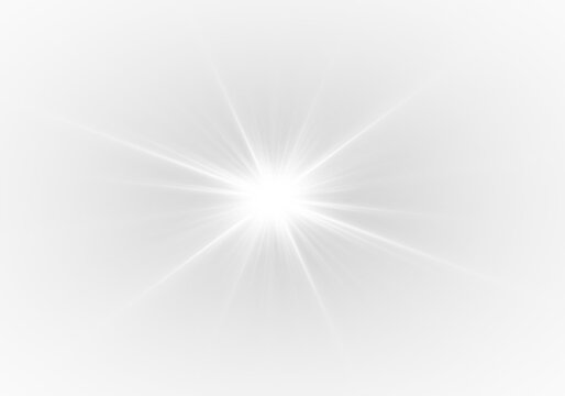Bright starlight flare with magical glow and shimmering illumination.
