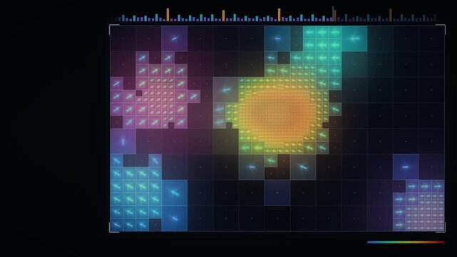 Video Compression Macroblocks and Motion Vectors Analysis Seamless Loop