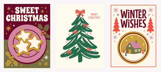 A delightful collection of vintage inspired christmas card vectors featuring festive designs perfect for holiday greetings and seasonal celebrations offering warmth and © MstNurjahan