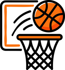Basketball Dunk Shot Icon © mm