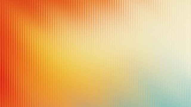 Abstract background with vertical lines and soft gradient transition from orange to light blue
