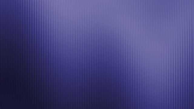 Abstract dark blue fluted glass texture gradient background for modern design
