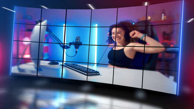Stage Lights 05 &ndash; Dynamic Concert Lighting Effects, Animated Spotlights, Colorful Stage Beams and Professional Show Lighting Motion Graphics for Video Editing