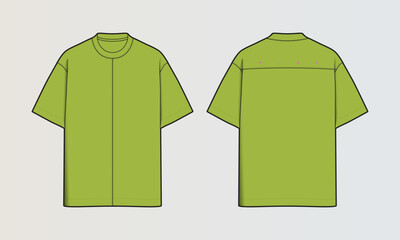 Modern Cut and Sew T-Shirt Collection with Panel Patterns and Graphic Designs
