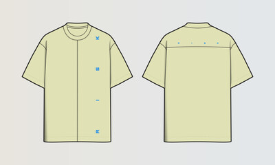 Modern Cut and Sew T-Shirt Collection with Panel Patterns and Graphic Designs