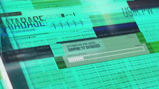 Database compromised by cyberattack, hacker stealing sensitive information