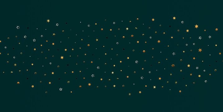Elegant starry pattern for celebrations, holidays, or magical themes.