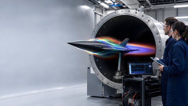 Hypersonic Aircraft Wind Tunnel Test
