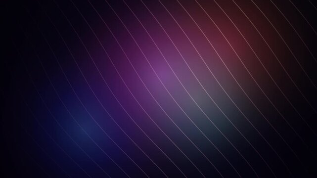 Abstract dark background with flowing wavy lines and neon glows