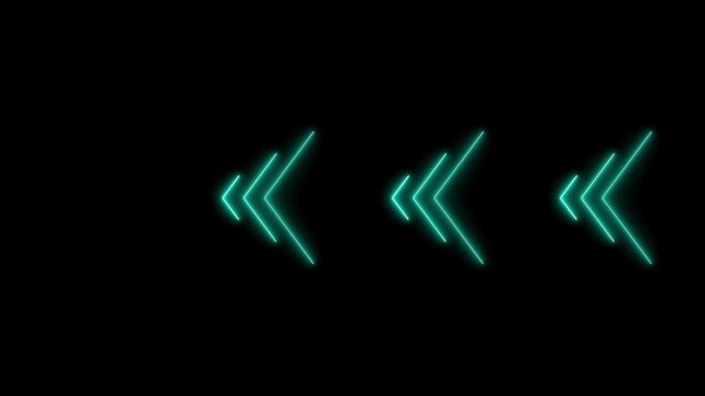 Minimalist dark cyne background with thin neon cyne lines forming arrow animation patterns 4k.