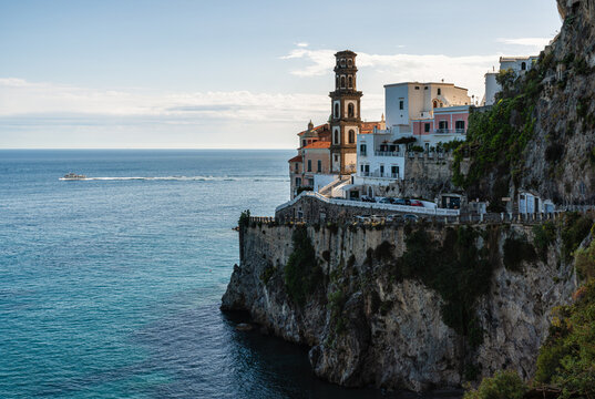 Scenic summer sight in Atrani, Amalfi Coast, Province of Napoli, Campania, Italy.