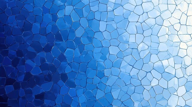 Soft blue gradient mosaic art for modern branding and backgrounds