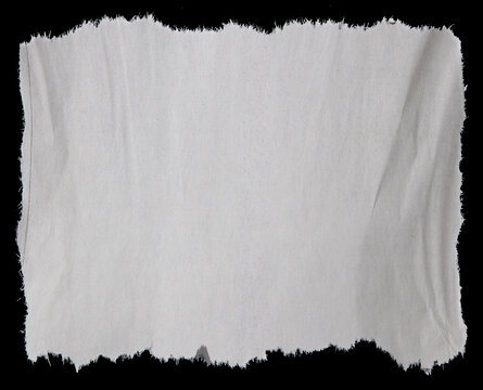 Torn paper on black