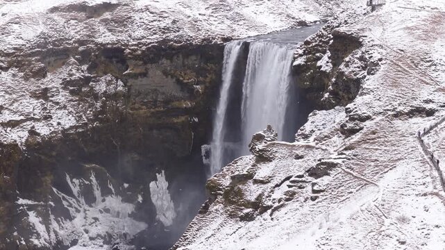 Sk&oacute;gafoss (Iceland) | Drone 