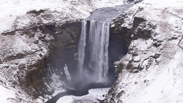 Sk&oacute;gafoss (Iceland) | Drone 