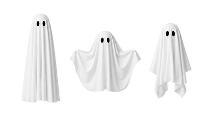Cute ghost costume set for Halloween celebration