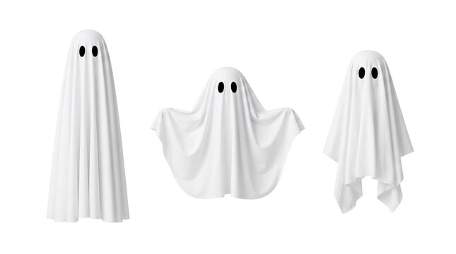 Cute ghost costume set for Halloween celebration