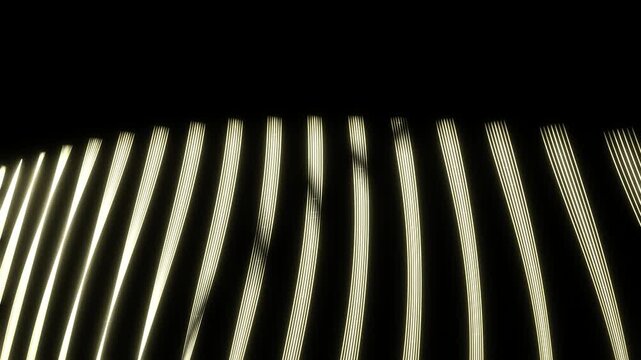 Luxury 09 architectural parametric louver ribbon wave particle stream motion background, awards gala keynote presentation.