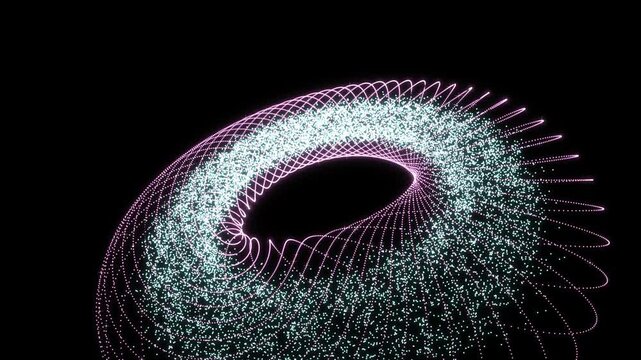 Plasma Fusion Tokamak Magnetic Confinement Chamber with Glowing, advanced clean energy technology keynote background.