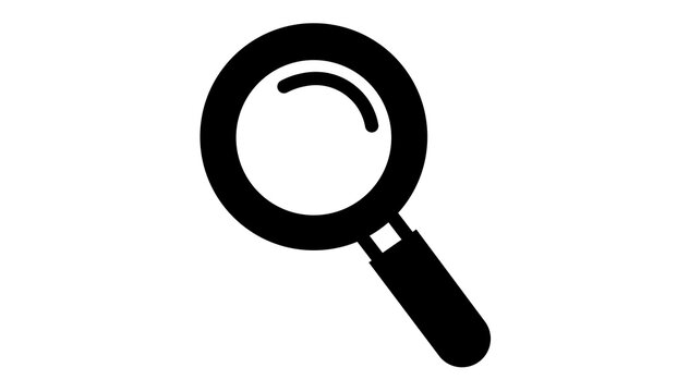 Magnifying Glass Search Vector Icon   