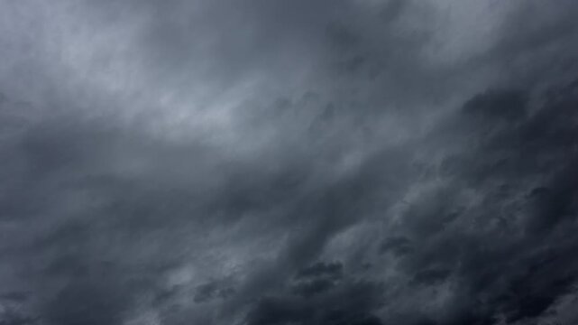 Time-lapse, Dramatic cloud atmosphere with thunderclouds, Austria