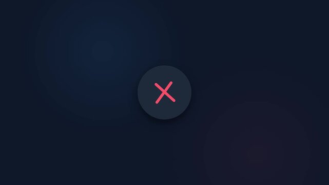 A microstock-safe, 4K resolution UI animation featuring a buttery smooth transformation of a hamburger menu into a close (X) icon, utilizing a 90-degree container twist and disappearing middle line.