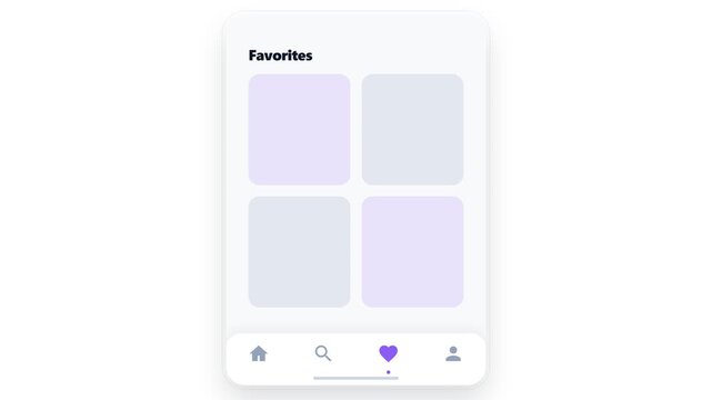 App UI simulation featuring bottom navigation where the active icon springs up to 120% scale with realistic physical bounce, while app content panels smoothly crossfade and slide into view.