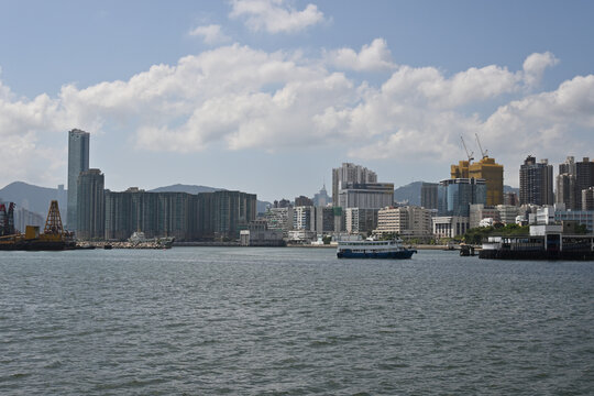 香港の海辺の風景