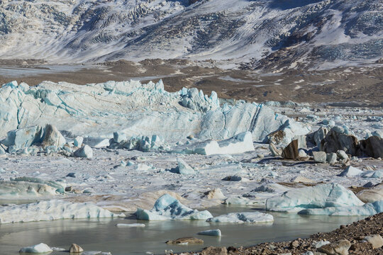 Lake in glacier