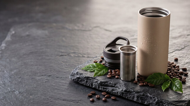 Portable Cold Brew Coffee Tumbler with Removable Filter
