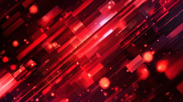 Vibrant abstract red technology background with dynamic digital waves, glowing energy effects, modern futuristic design, high-tech innovation, cybersecurity, data connectivity, and digital transformat