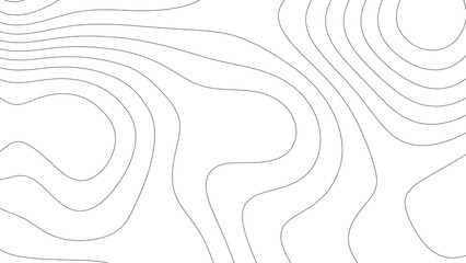 topographic contour map lines abstract pattern isolated on white background. abstract topography background with wavy contour lines. wavy contour lines representing topographic map © gafarwidyo