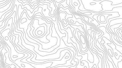 topographic contour map lines abstract pattern isolated on white background. abstract topography background with wavy contour lines. wavy contour lines representing topographic map © gafarwidyo