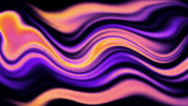 Abstract colorful wave pattern with smooth gradient transitions and vibrant hues illustration