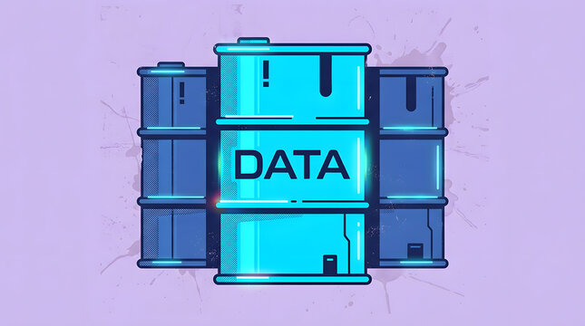 Creative futuristic visualization of valuable digital data being protected by multiple independent backup systems, symbolizing data backup, disaster recovery, cloud backup, database protection,