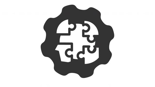 Animated creative solution icon