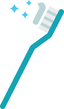 Toothbrush dental icon. Paste cleaning symbols. Teeth hygiene brush and personal healthcare signs and mouth care icons collection