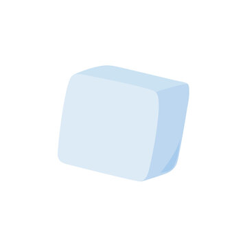 Ice cubes cartoon vector. Ice cubes drop. Ice cubes character design.