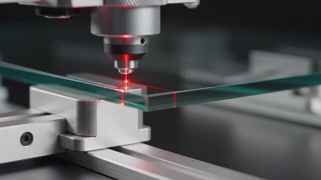 Glass Cutting Laser Engraving in Precision Laboratory Setting