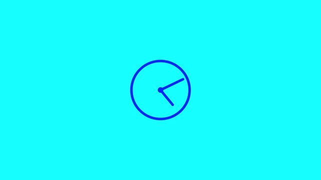 abstract beautiful wall clock animation background, digital analog clock animated white background, ... See More