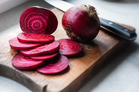 Rote Beete in Scheiben