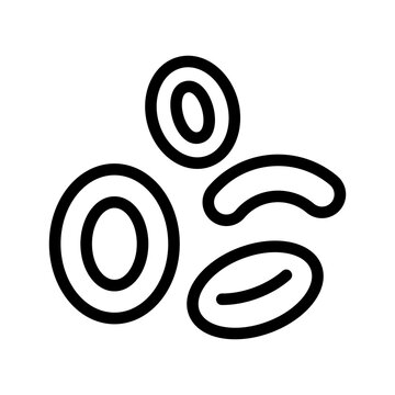 Blood Cells Icon Vector Symbol Design Illustration