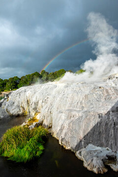 Pohutu Geyser in Rotorua - New Zealand