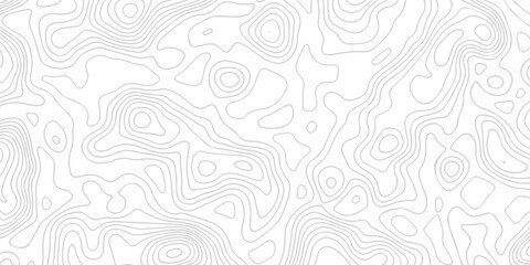 Black and white lines seamless Topographic map patterns, topography line map. Vintage outdoors style. The stylized height of the topographic map contour in lines and contours isolated on transparent. © armans
