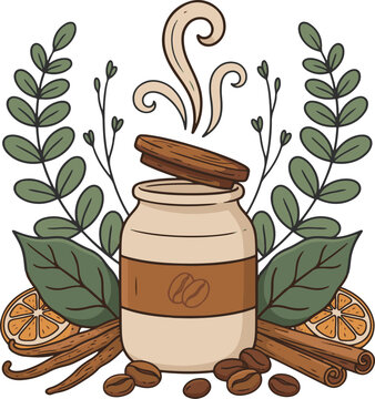 Cozy Coffee Collection Clipart