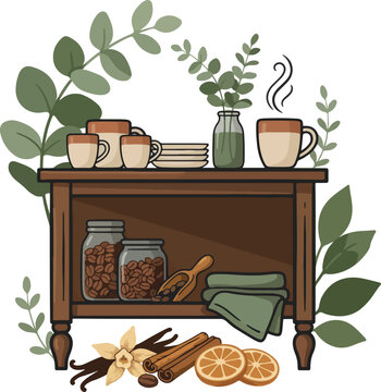 Cozy Coffee Collection Clipart