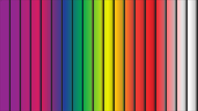 Full Color Spectrum Vertical Bars Background with Smooth Gradient Transition